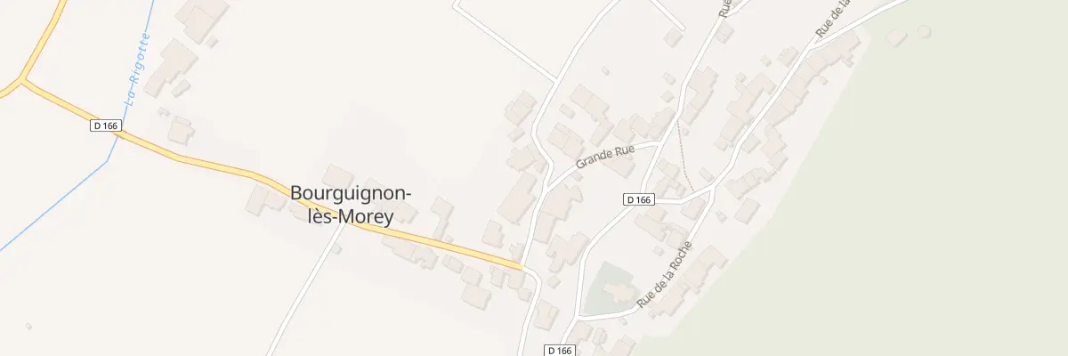 Plan du 1 Grande Rue à Bourguignon-lès-Morey