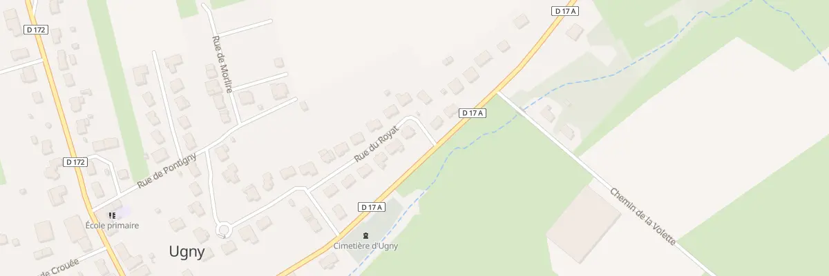 Plan du 2 Rue du Royat à Ugny