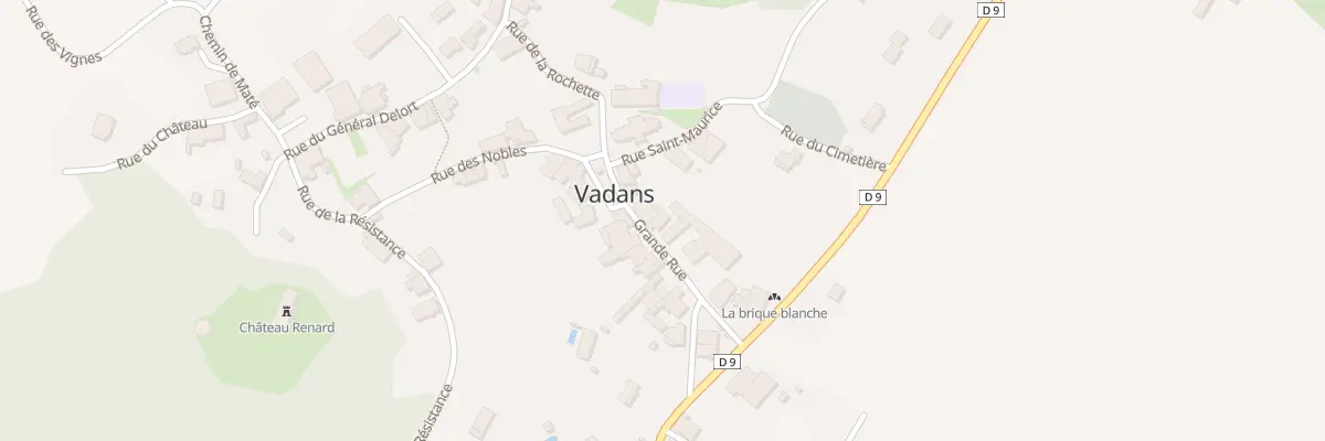 Plan du 14 Grande Rue à Vadans