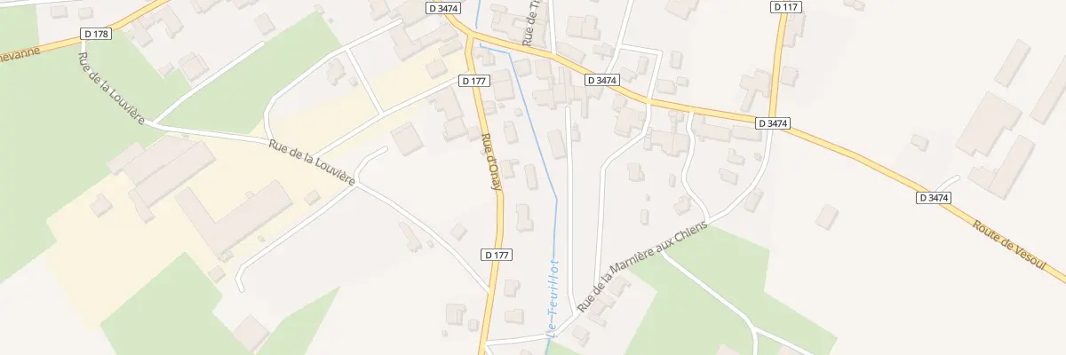 Plan du 11 Rue d’Onay à Velesmes-Échevanne
