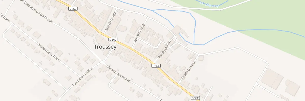 Plan du 2 Rue du Fosse à Troussey