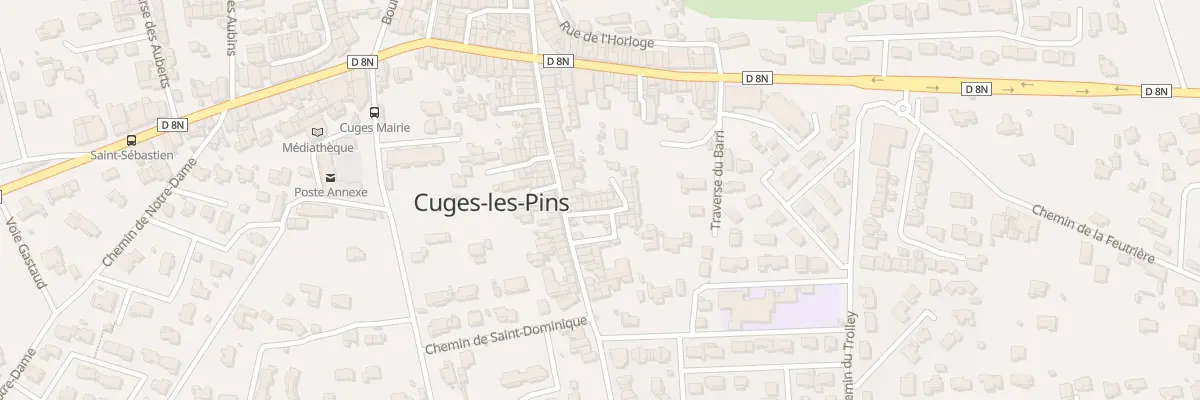 Plan du 5535 Le Village à Cuges-les-Pins