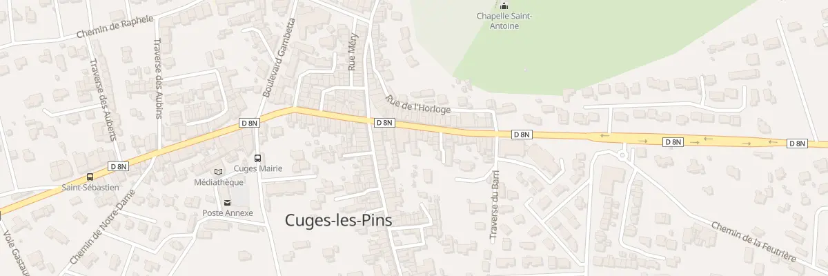 Plan du 78 Tra Carami à Cuges-les-Pins