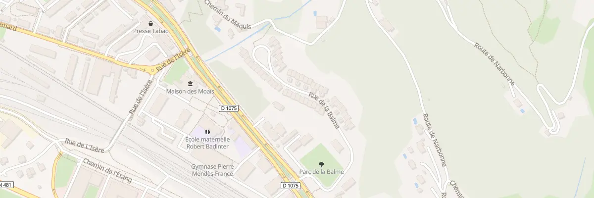 Plan du 211 Rue de la Balme à Saint-Martin-le-Vinoux