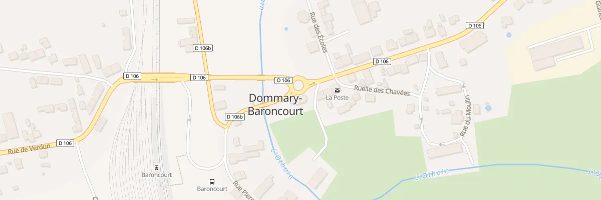Plan du 2 Rue Abbe Cochenet à Dommary-Baroncourt