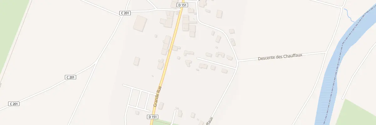 Plan du 114 Rue de la Combe d’Ain à Blye
