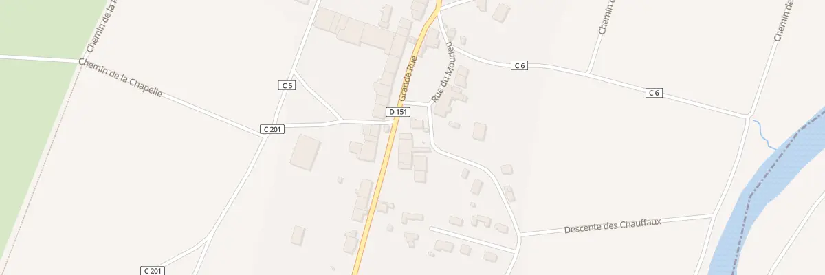 Plan du 575 Grande Rue à Blye