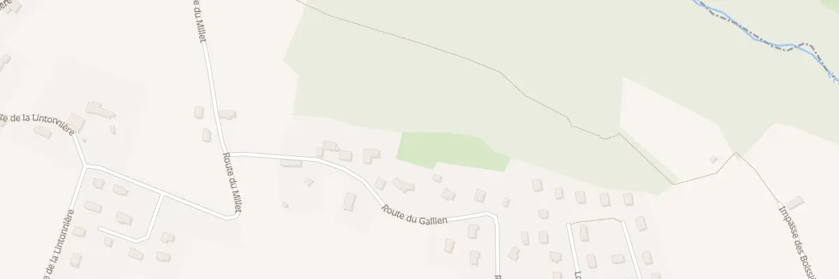 Plan du 550 Rte du Gallien à Domessin