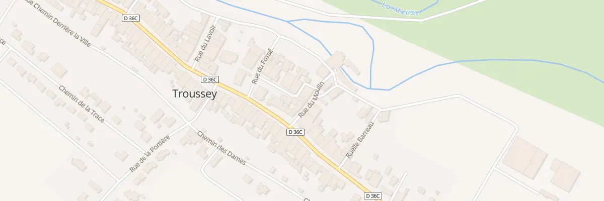 Plan du 4 Rue du Fosse à Troussey