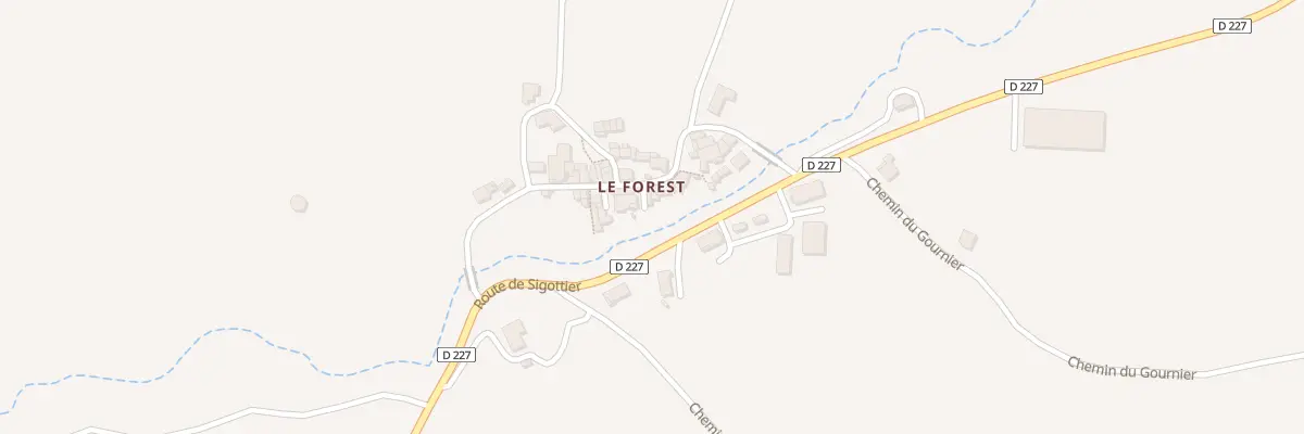Plan du 5097 Le Forest à Sigottier