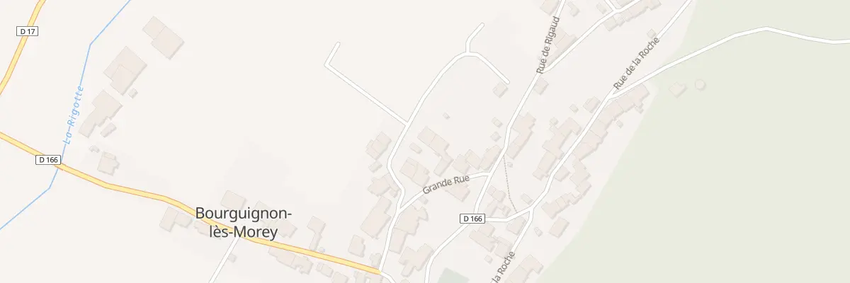 Plan du 7 Grande Rue à Bourguignon-lès-Morey