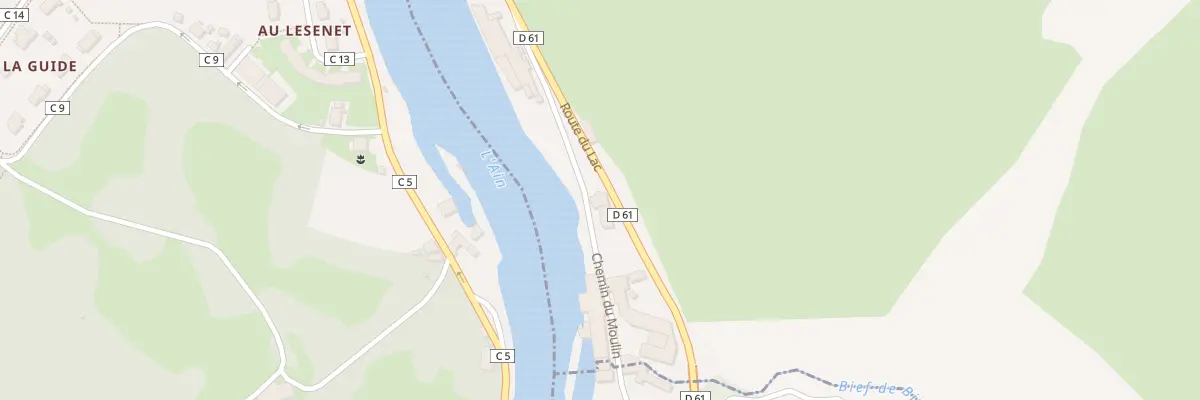 Plan du 18 Rte du Lac à Patornay