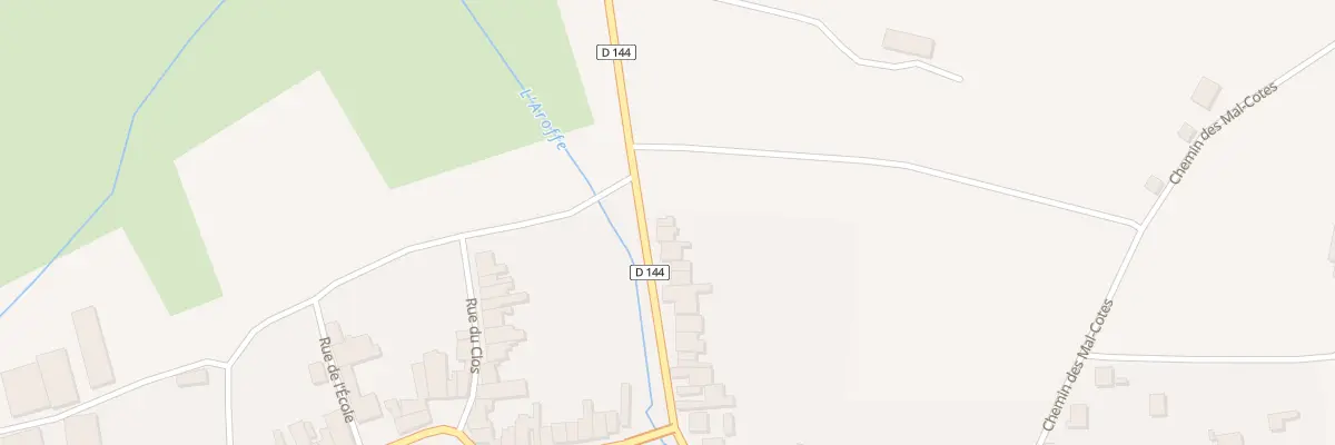 Plan du 22 Rue des Preyens à Rigny-la-Salle