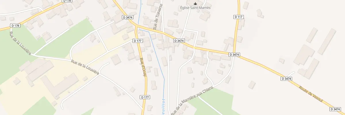 Plan du 10 Rte de Vesoul à Velesmes-Échevanne