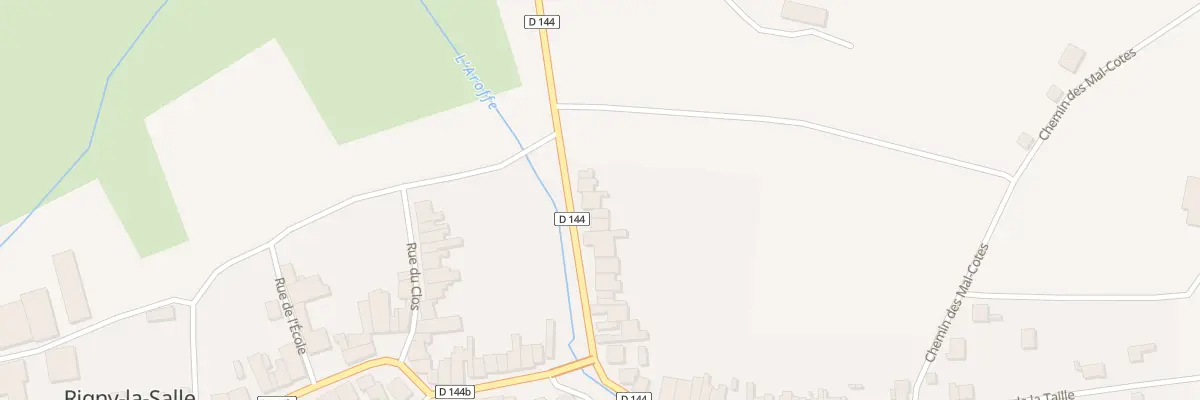 Plan du 18 Rue des Preyens à Rigny-la-Salle