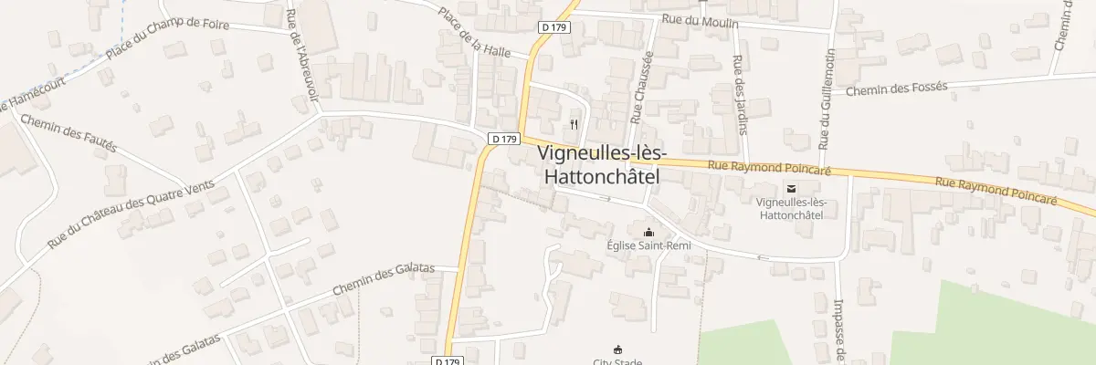 Plan du 4 Rue de l’Eglise A Vigneulles à Vigneulles-lès-Hattonchâtel