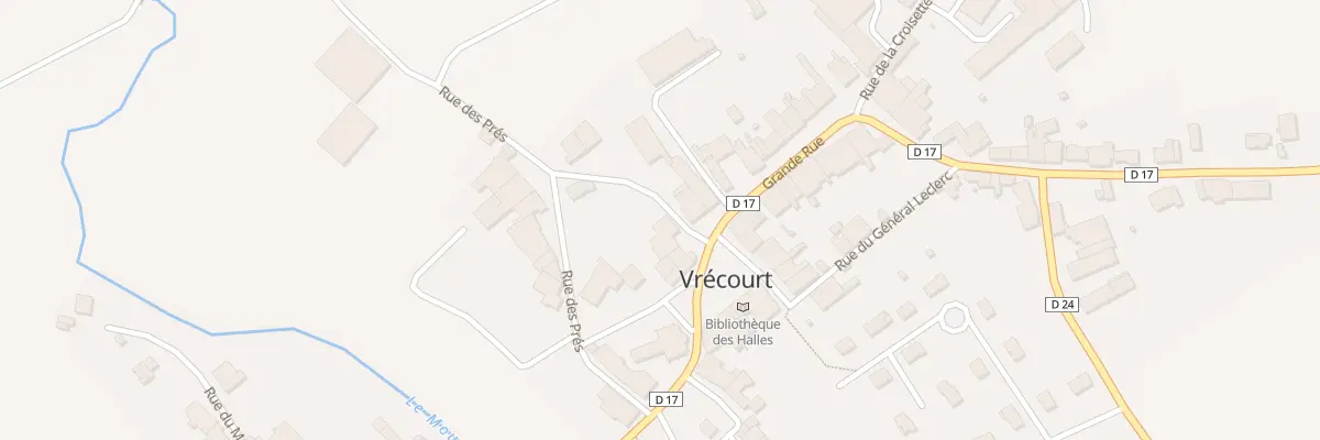 Plan du 22 Pl Gen Leclerc à Vrécourt