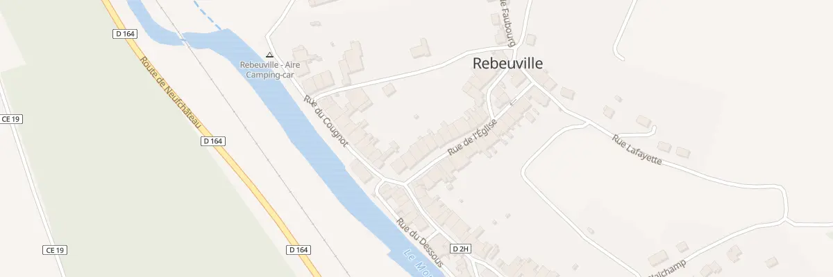 Plan du 39 Rue de l’Eglise à Rebeuville