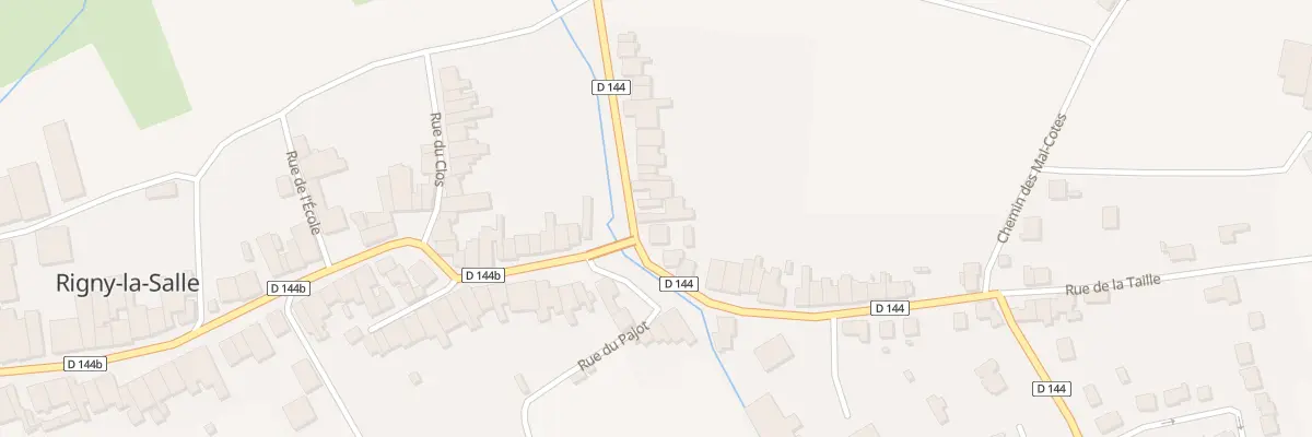 Plan du 2 Rue des Preyens à Rigny-la-Salle