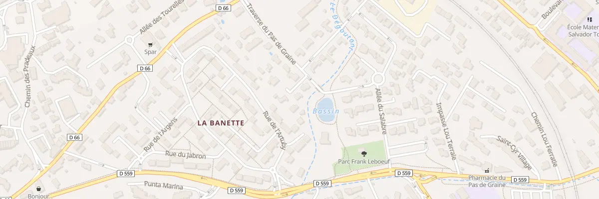Plan du 23 Pas de Graine à Saint-Cyr-sur-Mer