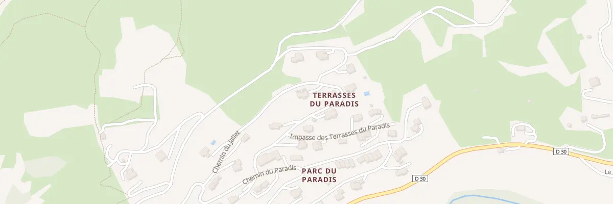 Plan du 435 Che du Paradis à Orpierre