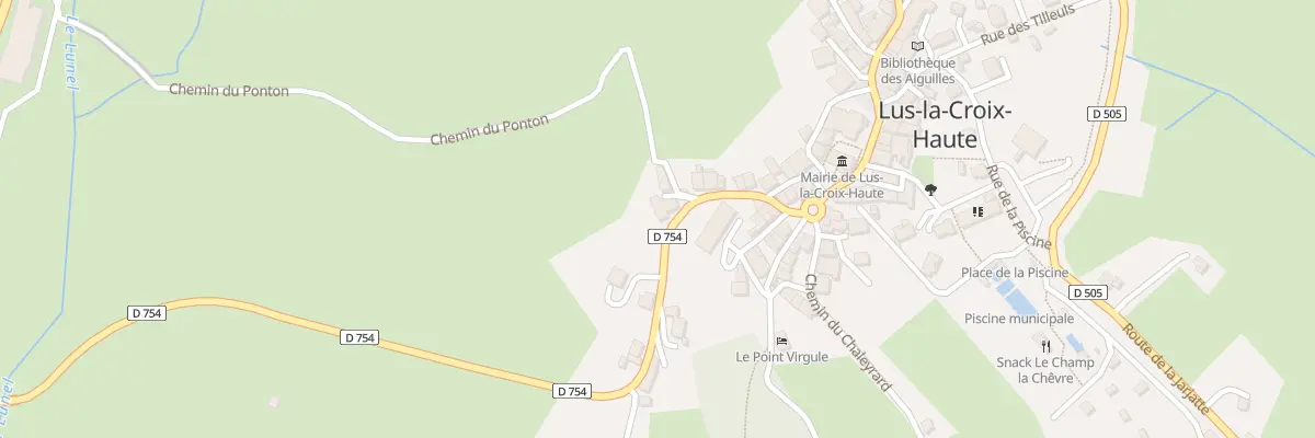 Plan du 100 Rte de Serre Mondieu à Lus-la-Croix-Haute
