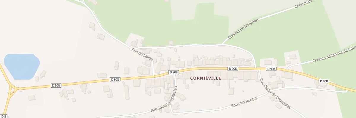 Plan du 32 Rue de la Reine à Geville