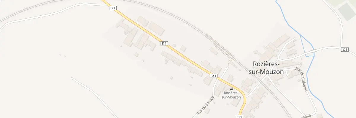 Plan du 25 Av du Gen Leclerc à Rozières-sur-Mouzon