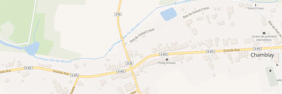 Plan du 25 Grande Rue à Chamblay