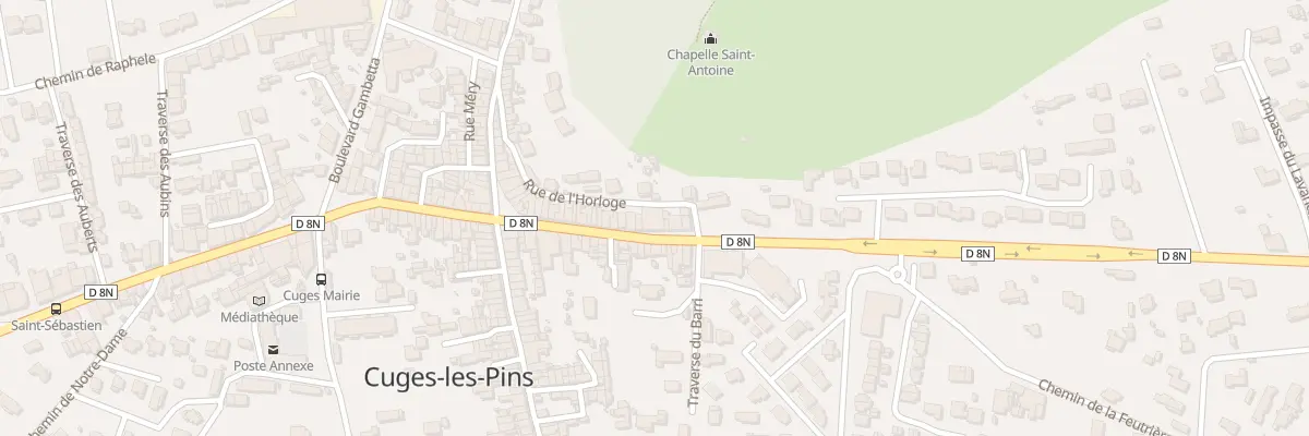 Plan du 5485 Le Village à Cuges-les-Pins