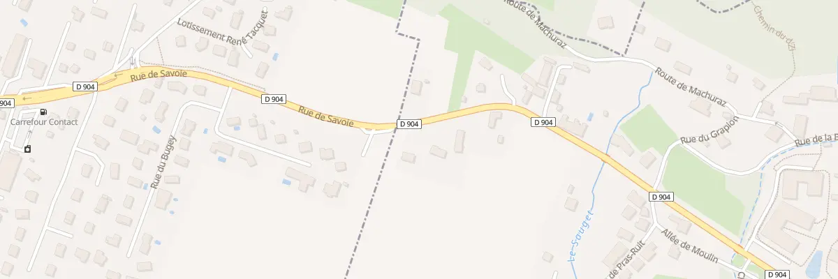 Plan du 5168 Ameyzieu à Talissieu