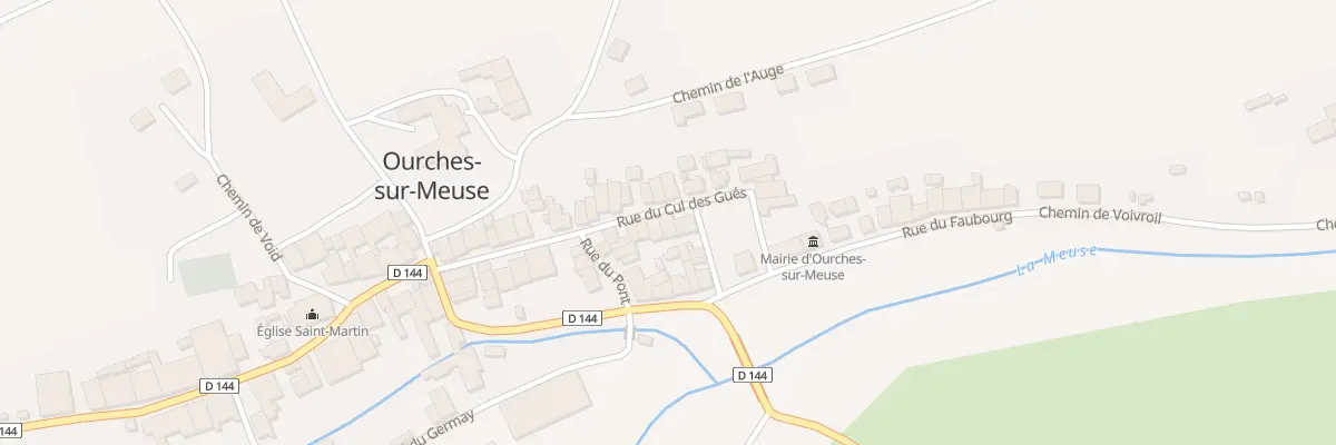 Plan du 3 Rue du Cul des Gues à Ourches-sur-Meuse