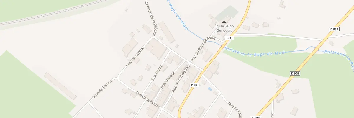 Plan du 3 Rue du Champ Minot à Broussey-Raulecourt