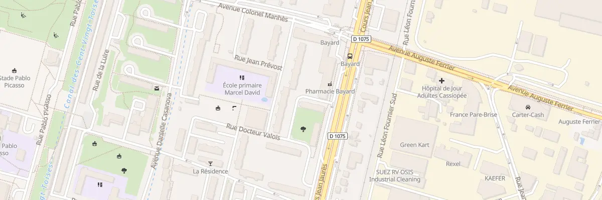 Plan du 5 Rue Commandant Lenoir à Échirolles