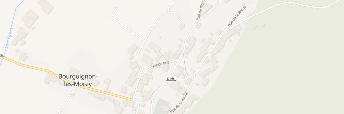 Plan du 11 Grande Rue à Bourguignon-lès-Morey