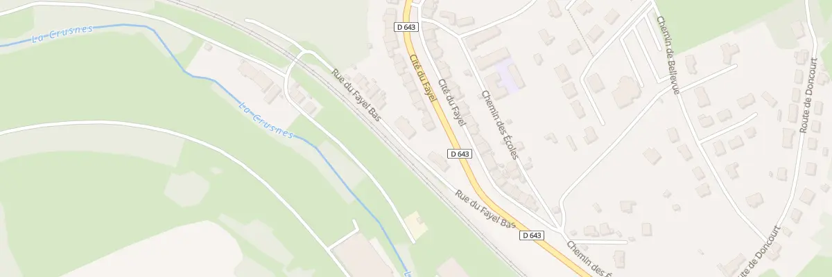 Plan du 6B Rue du Fayel Bas à Pierrepont