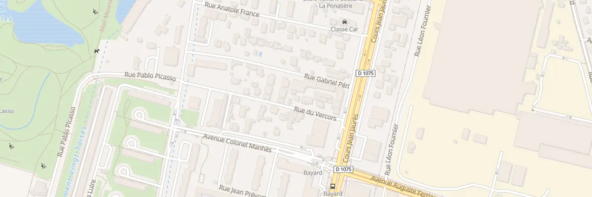 Plan du 4 Rue du Vercors à Échirolles