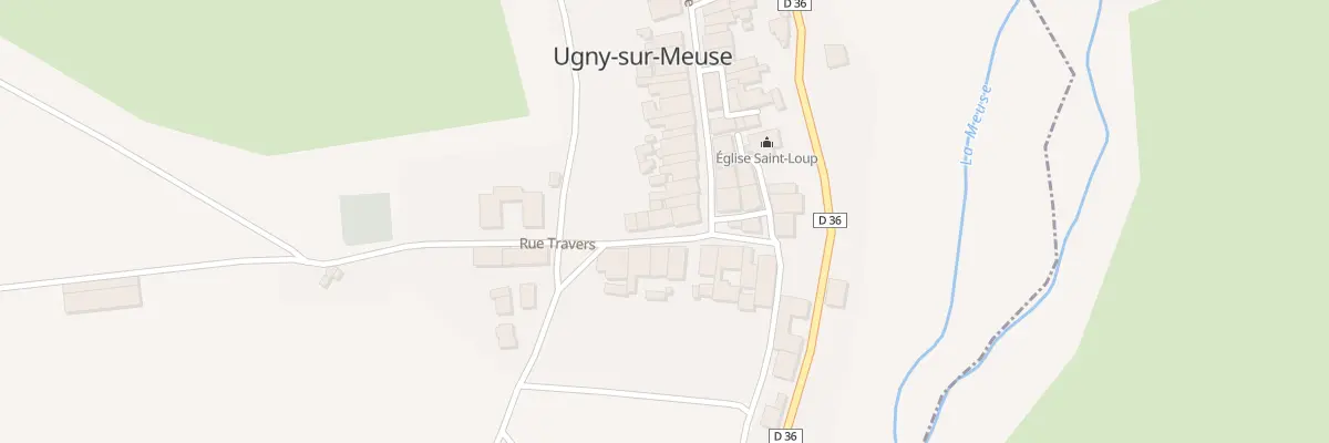 Plan du 6 Rue Travers à Ugny-sur-Meuse