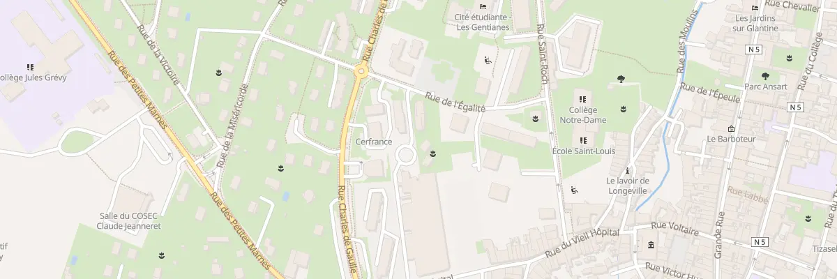 Plan du 15 Rue de l’Egalité à Poligny