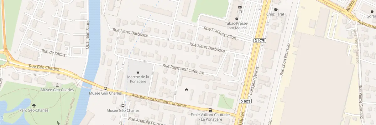 Plan du 10 Rue Raymond Lefebvre à Échirolles