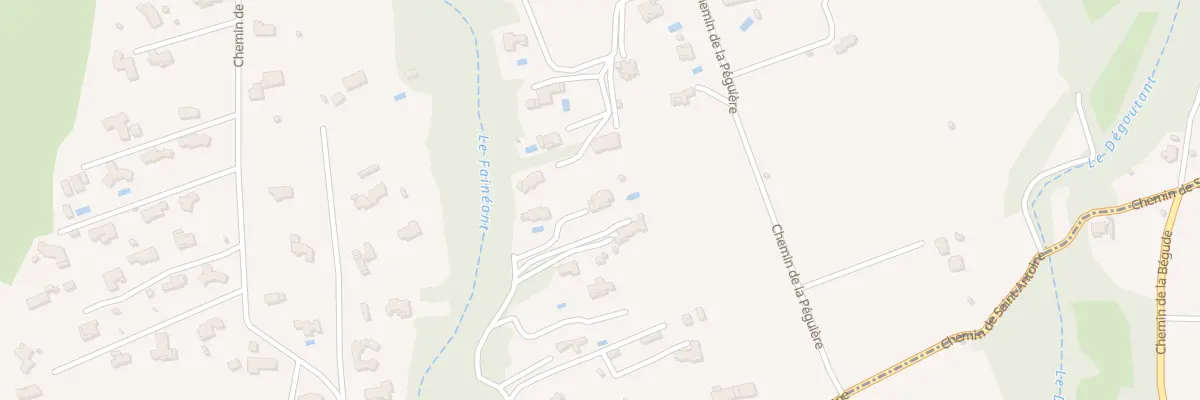 Plan du 3158K Che de Saint Antoine à La Cadière-d’Azur