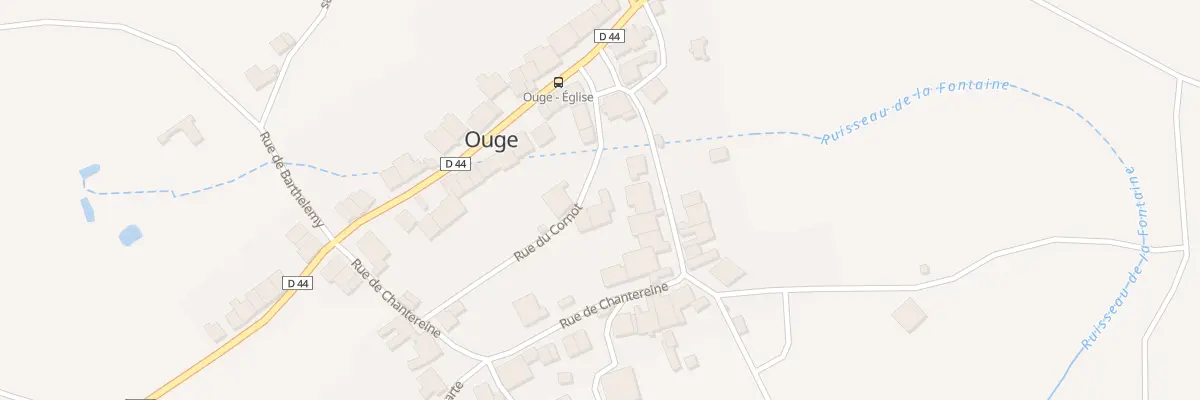 Plan du 1 Rue du Cornot à Ouge