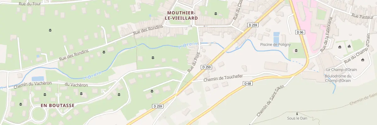 Plan du 16 Rue du Pont à Poligny