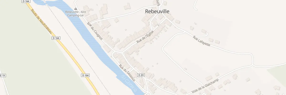 Plan du 60 Rue de l’Eglise à Rebeuville
