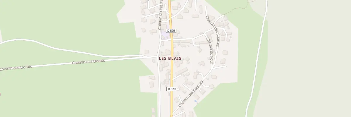 Plan du 275 Rue des Blais à Monteynard