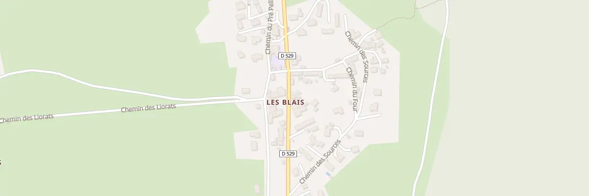 Plan du 269 Rue des Blais à Monteynard