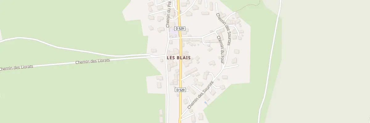 Plan du 283 Rue des Blais à Monteynard