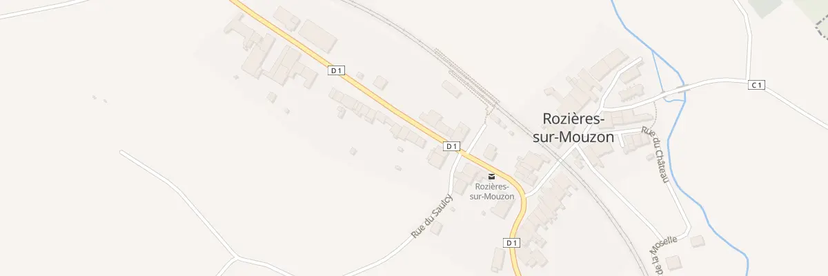 Plan du 15 Av du Gen Leclerc à Rozières-sur-Mouzon