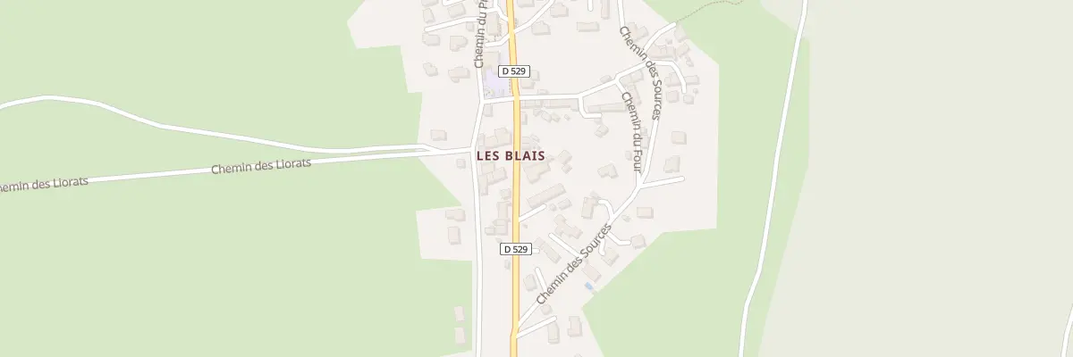 Plan du 293 Rue des Blais à Monteynard