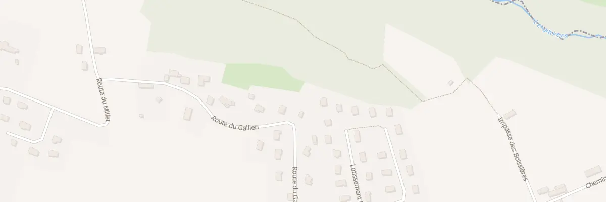 Plan du 440 Rte du Gallien à Domessin